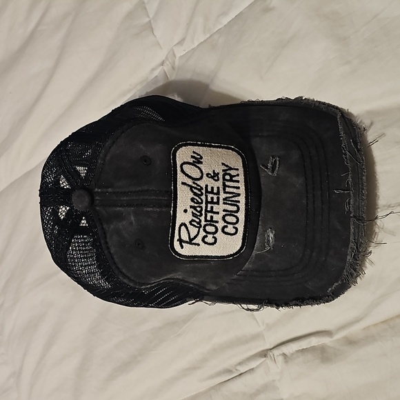 "Raised On COFFEE & COUNTRY" Womens Cap!! Worn 1x! - Picture 3 of 7